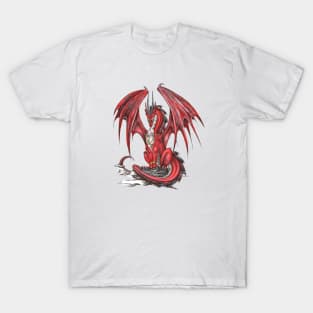 Majestic Red Dragon T-Shirt